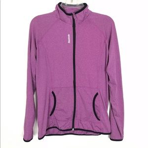 Reebok black & purple athletic jacket full zip
Size Large